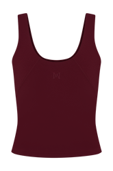 Alexandra Yoga Top - Burgundy